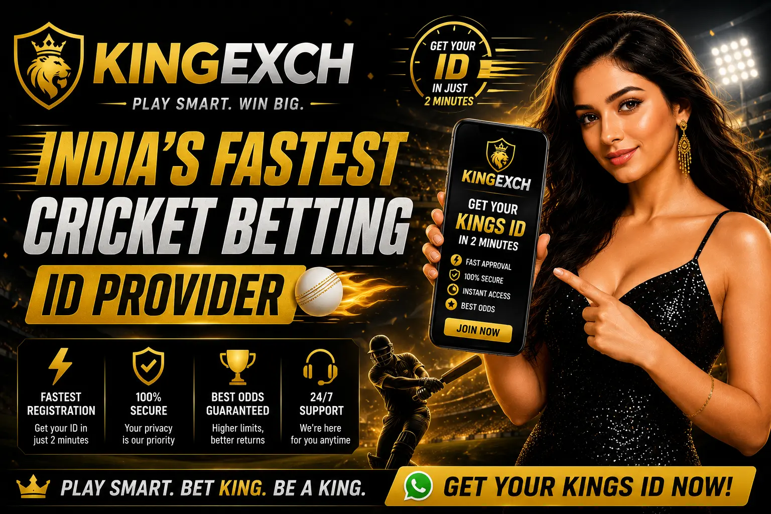 KingExch – India's Fastest Cricket Betting ID Provider